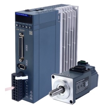 A6-serie 100W RS485 AC-servomotorkit 3000rpm 0,32Nm met rem 17-bits absolute encoder IP67