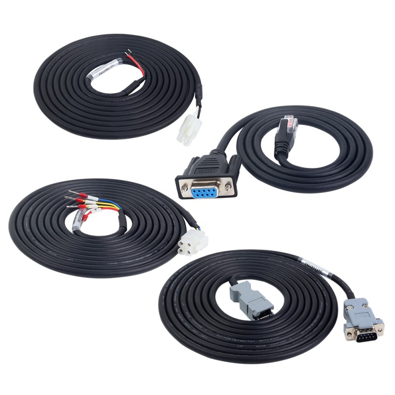 DSY Serie 200W CANopen DC Servomotor 24-70VDC 0,637Nm met Rem 3000rpm 17-Bit Incrementele Encoder IP65 - DSY-C200L2B2-M17S | StepperOnline