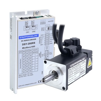 DSY-serie 100W RS485 DC-servomotor 24-70VDC 0,318Nm 3000rpm 17-bits incrementele encoder IP65