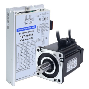 DSY-serie 750W RS485 DC-servomotor 24-70VDC 2,39Nm 3000rpm 17-bits incrementele encoder IP65