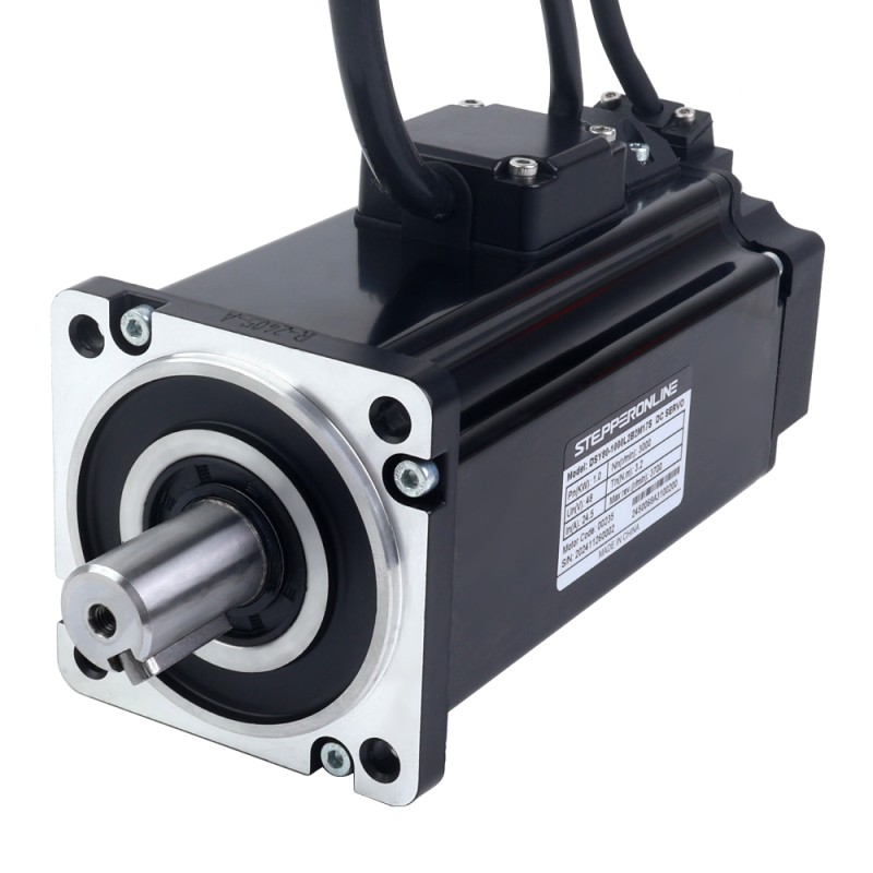 DSY-serie 1000W RS485 DC-servomotor 24-70VDC 3,20Nm met rem 3000rpm 17-bits incrementele encoder IP65 - DSY-RS1000L2B2-M17S | StepperOnline