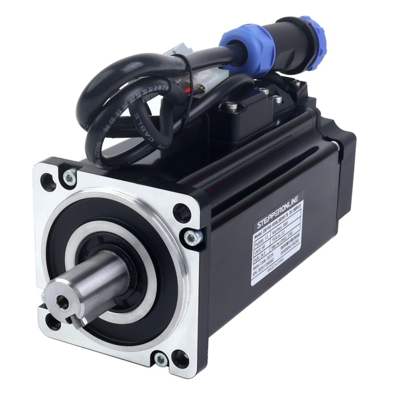 DSY-serie 1000W RS485 DC-servomotor 24-70VDC 3,20Nm met rem 3000rpm 17-bits incrementele encoder IP65 - DSY-RS1000L2B2-M17S | StepperOnline