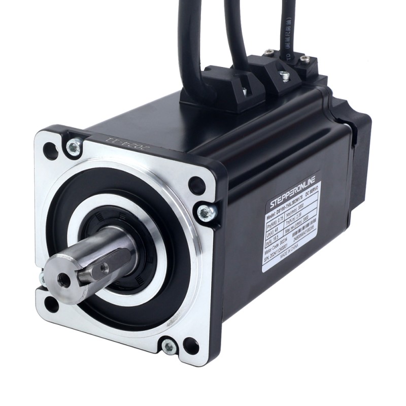 DSY-serie 750W RS485 DC-servomotor 24-70VDC 2,39Nm met rem 3000rpm 17-bits incrementele encoder IP65 - DSY-RS750L2B2-M17S | StepperOnline