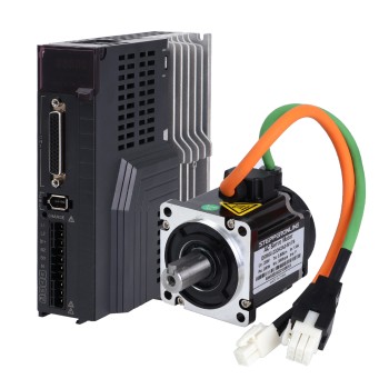 E6-serie 200W AC Servomotorkit 3000 rpm 0,64 Nm 17-bits encoder IP65