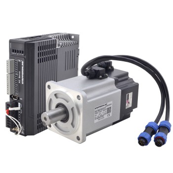 T6-serie 1000W AC Servomotorkit 3000rpm 3.19Nm met rem 17-bit encoder IP65