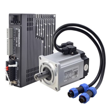 T6-serie 400W AC-servomotorkit 3000rpm 1,27Nm 17-bits encoder IP65