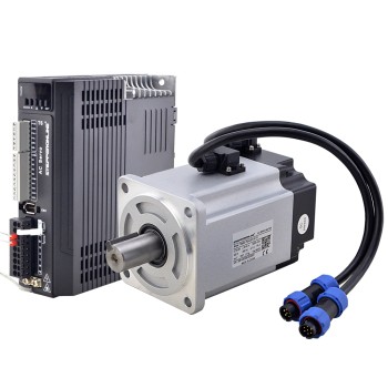 T6-serie 750W AC Servomotorkit 3000rpm 2,39Nm met rem 17-bit encoder IP65