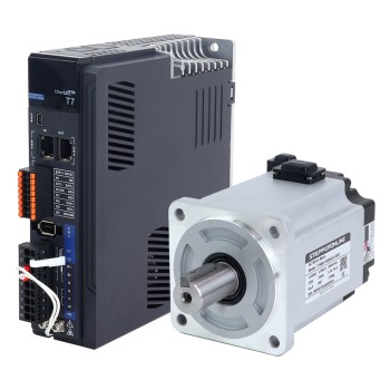 T7-serie EtherCAT 1000W AC-servomotorkit 3000rpm 3,18Nm 23-bit encoder IP67