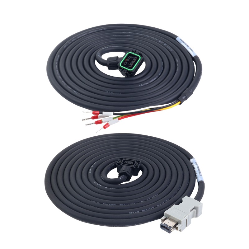 A6-serie 100W EtherCAT AC-servomotorkit 3000rpm 0,32Nm 17-bits absolute encoder IP67 - A6-EC100L2A1-M17 | StepperOnline