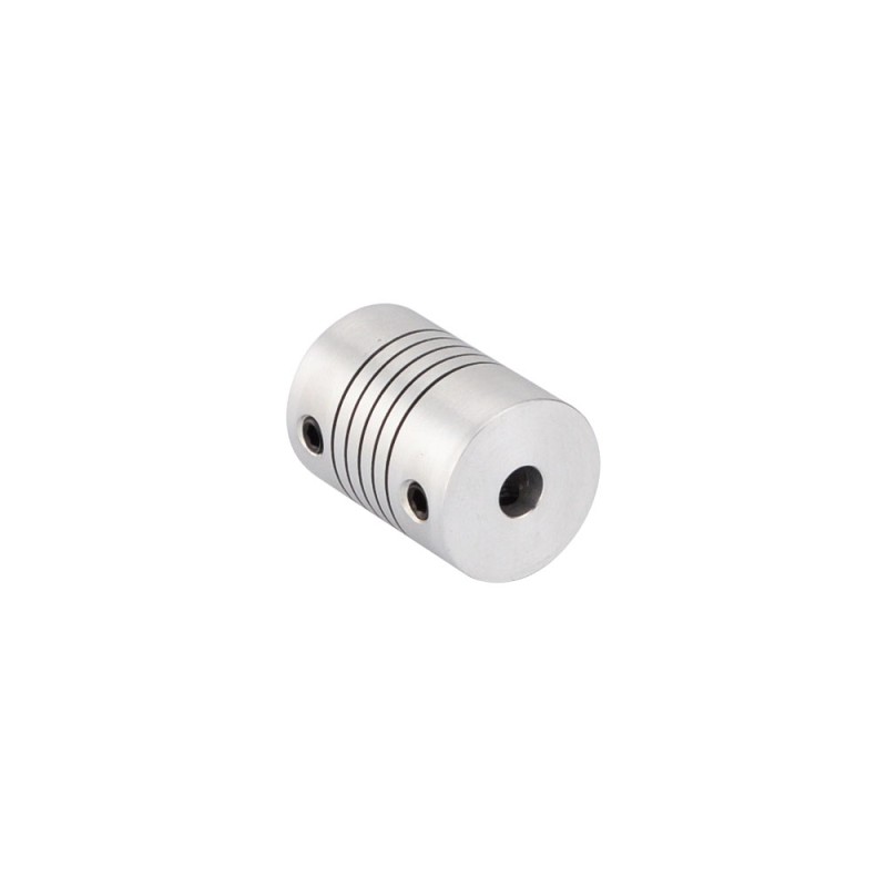 6,35 mm - 6,35 mm flexibele koppeling 18x25 mm CNC Stepper motor as koppeling