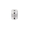 8mm - 10mm flexibele koppeling 18x25mm CNC Stepper motor as koppeling