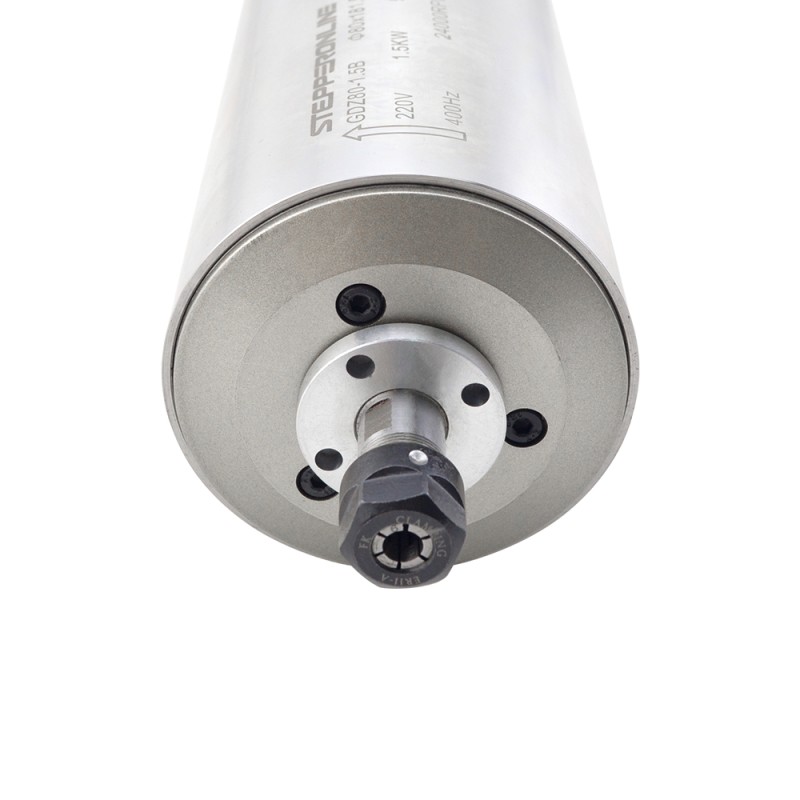 Spindel Motor Water Gekoeld 220V 1.5KW 24000RPM 400Hz ER11 Collet Hout Graveren Frezen Machine STEPPERONLINE CNC VFD Motor 220V AC Spindel