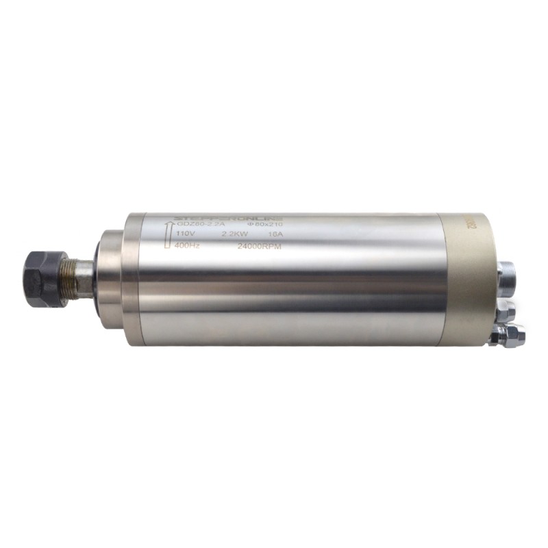 CNC Spindelmotor Watergekoeld 110V 2.2KW 24000RPM 400Hz ER20 spantang