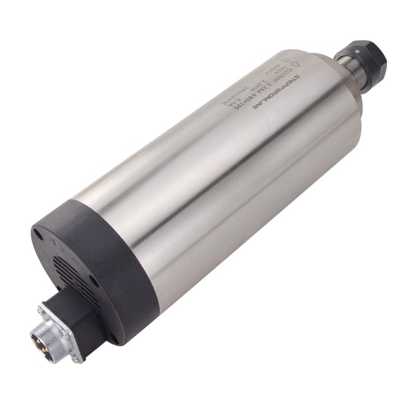 Spindel Motor luchtgekoeld 110V 2.2KW 24000RPM 400Hz ER20 Collet hout graveren frezen Machine STEPPERONLINE CNC VFD Motor 110V AC Spindel 4 lagers