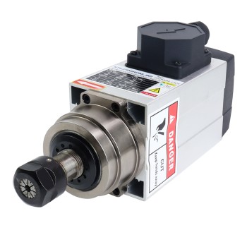 CNC Spindelmotor Luchtgekoeld 380V 1,5KW 18000RPM 300Hz ER20 spantang
