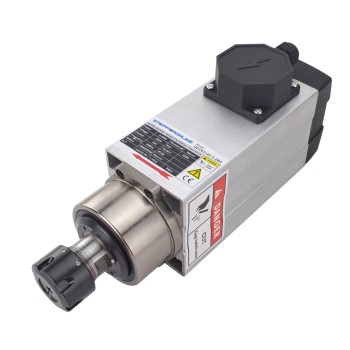 CNC Spindelmotor Luchtgekoeld 220V 2.2KW 18000RPM 400Hz ER25 Spantang
