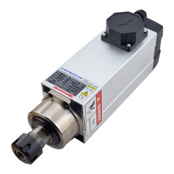 CNC Spindelmotor Luchtgekoeld 380V 3.5KW 18000RPM 300Hz ER25 Spantang