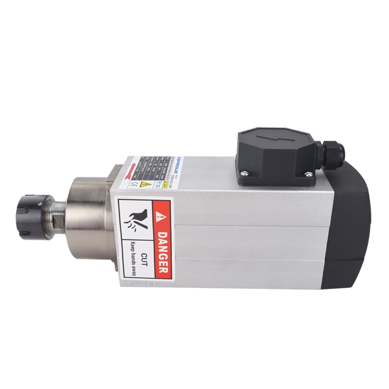 CNC Spindelmotor Luchtgekoeld 220V 2.2KW 18000RPM 400Hz ER25 Spantang - GDZ93x82-2.2B4 | StepperOnline