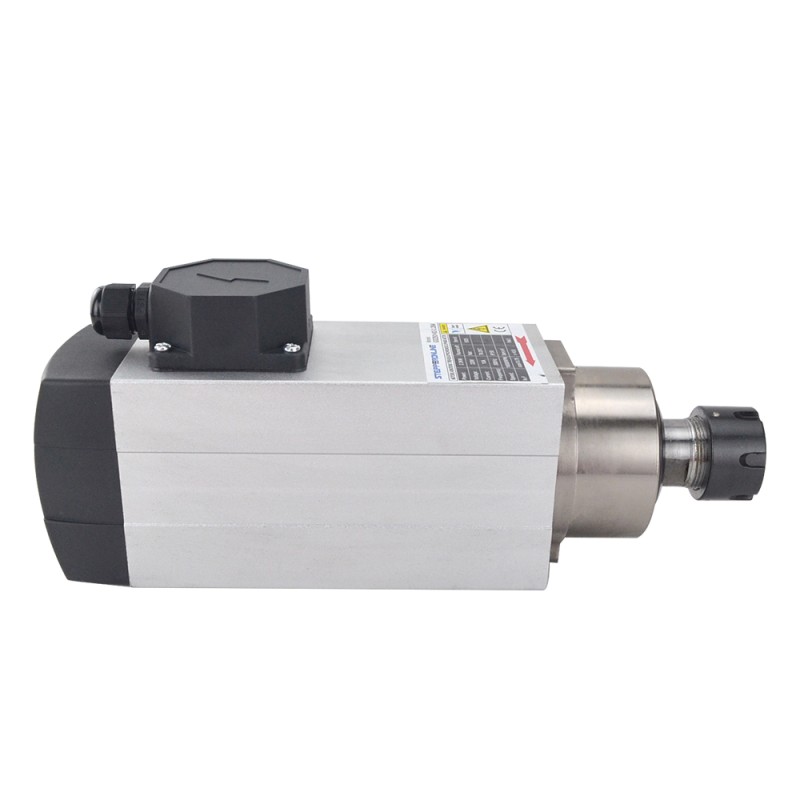 CNC Spindelmotor Luchtgekoeld 220V 2.2KW 18000RPM 400Hz ER25 Spantang - GDZ93x82-2.2B4 | StepperOnline