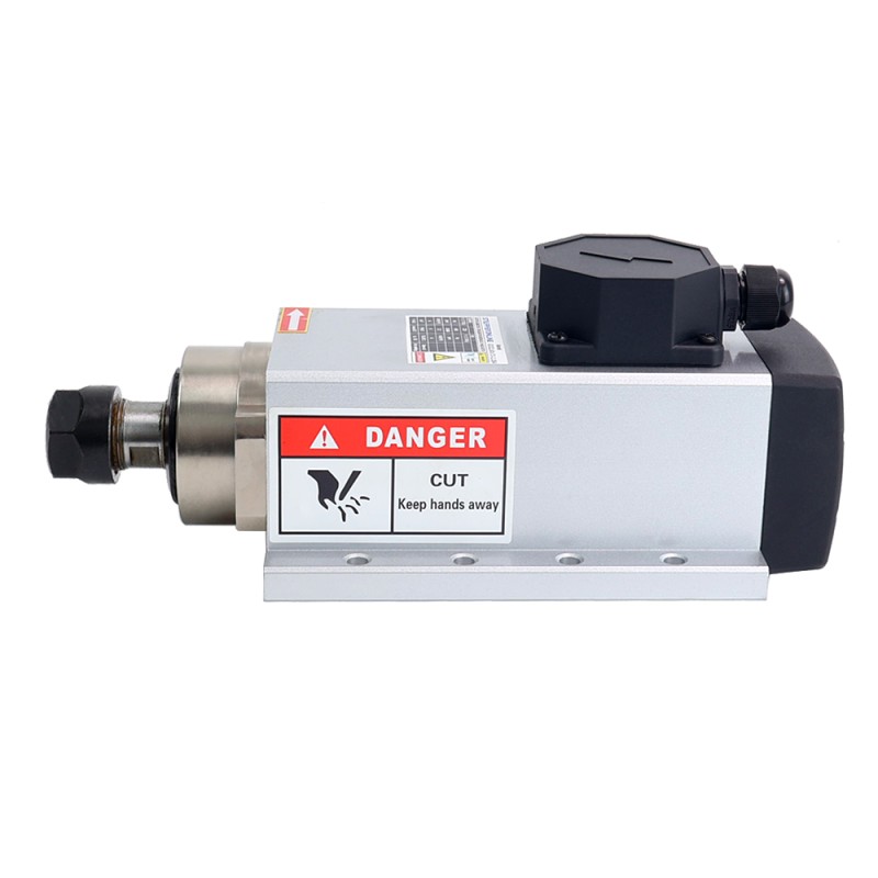 220V 2.2KW 80x73x193.5mm luchtgekoelde spindelmotor en 3HP 2.2KW 12.5A variabele frequentieregelaar kit