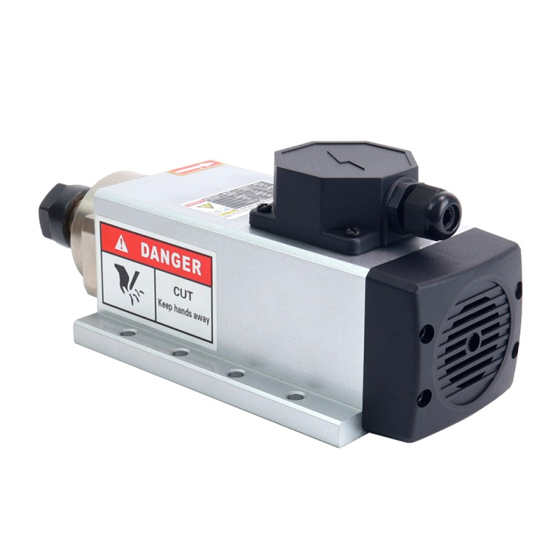 CNC Spindelmotor Luchtgekoeld 220V 2.2KW 24000RPM 400Hz ER20 Spantang