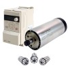 220V 1.5KW φ80x193.5mm luchtgekoelde spindelmotor en 2HP 1.5KW 7.0A variabele frequentieaandrijving kit