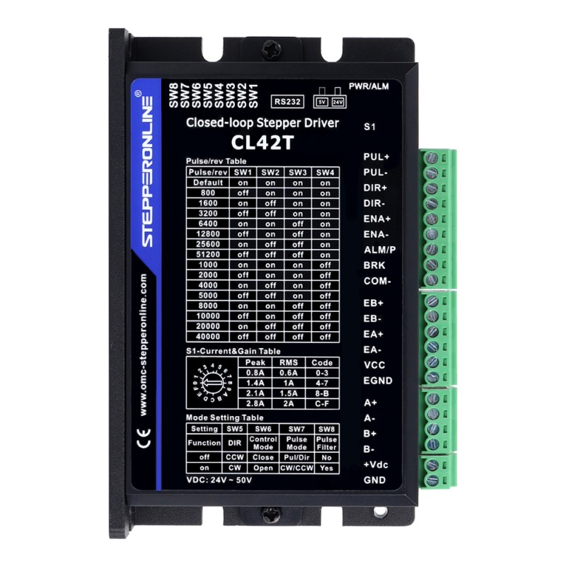 1 As Gesloten Lus Stepper CNC Kit 14Ncm (19.83oz.in) Nema 17 Motor & Driver