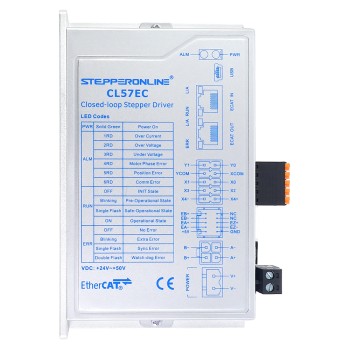 Y Series EtherCAT Gesloten lus stappermotor driver 0-7,2A 24-50VDC voor Nema 17, 23, 24 stappermotor