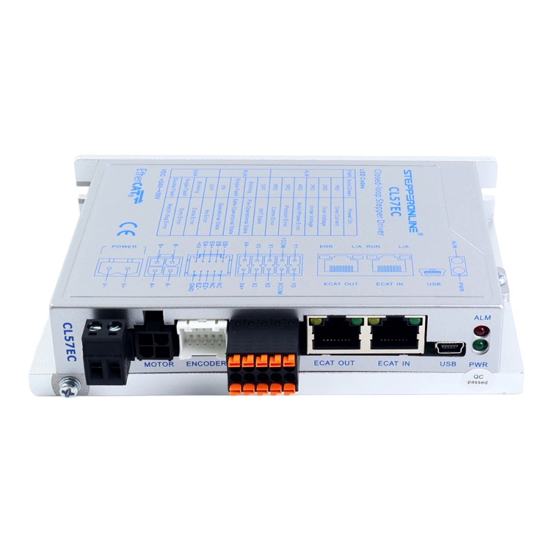 Y Series EtherCAT Gesloten lus stappermotor driver 0-7,2A 24-50VDC voor Nema 17, 23, 24 stappermotor - CL57EC | StepperOnline