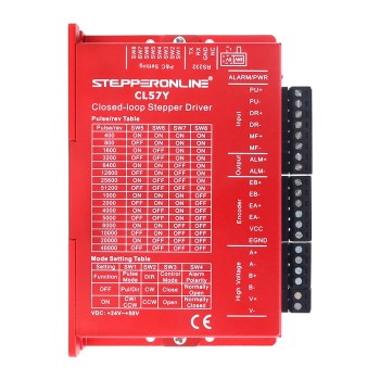 Gebruikt  - Y Serie V2.0 Gesloten Lus Stappenmotor Driver 0-7,0A 24-50VDC voor Nema 17, 23, 24 Stappenmotoren