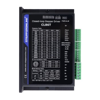 Closed Loop Stepper Driver V4.1 0-8.0A 18-80VAC/24-110VDC voor Nema 34 Stepper Motor Closed Loop Stepper Driver V4.1 0-8.0A 18-80VAC/24-110VDC voor Nema 34 Stepper Motor