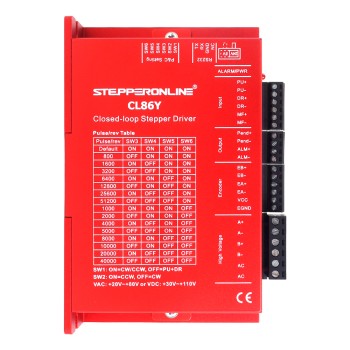 Y Series Gesloten lus stappermotor driver V2.0 0-8,5A 20-80VAC/30-110VDC voor Nema 34 stappermotor