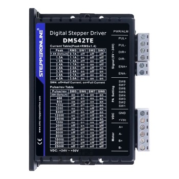 Digitale stappenmotor driver TE-serie 1,0-4,2A 24-50VDC voor Nema 17, 23 motor Digitale stappenmotor driver TE-serie 1,0-4,2A 24-50VDC voor Nema 17, 23 motor