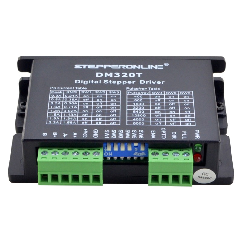 Digitale Stappenmotor Bestuurder 0.3-2.2A 10-30VDC voor Nema 8, 11, 14, 16, 17 Stappenmotor