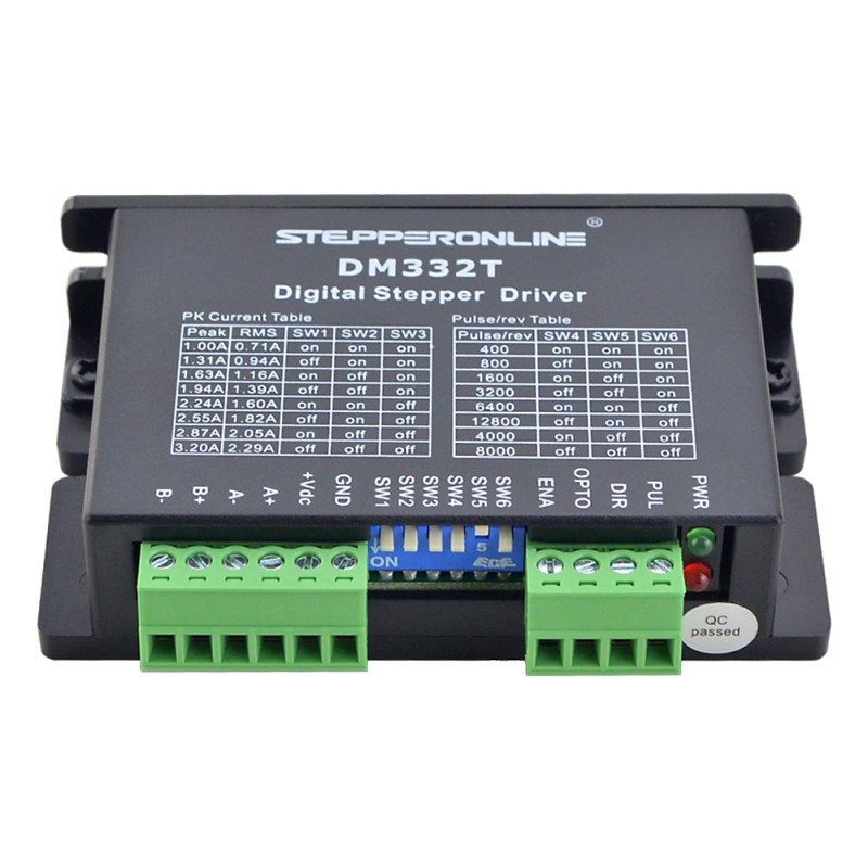 Digitale Stepper Drive 1.0-3.2A 10-30VDC voor Nema 17, 23 Stappenmotor