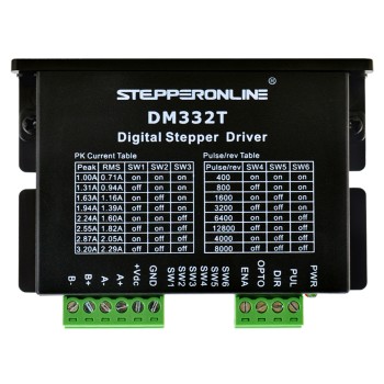 Digitale Stepper Drive 1.0-3.2A 10-30VDC voor Nema 17, 23 Stappenmotor Digitale Stepper Drive 1.0-3.2A 10-30VDC voor Nema 17, 23 Stappenmotor