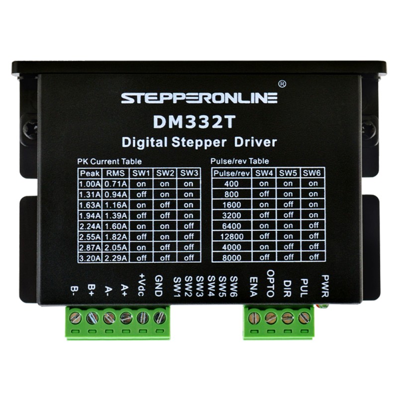 Digitale Stepper Drive 1.0-3.2A 10-30VDC voor Nema 17, 23 Stappenmotor