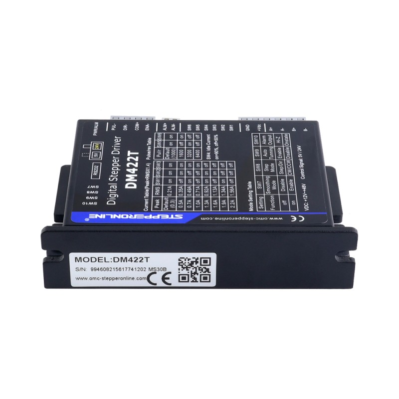 Digitale Stappenaandrijving 0,3-2,2A 12-50VDC voor Nema 11, 14, 17 Stappenmotor