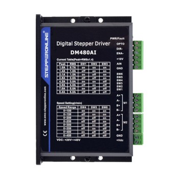 Stappenmotor Controller 2 Kanalen 1.0-8.4A 20-40VDC Instelbare snelheid Stappenmotor Controller 2 Kanalen 1.0-8.4A 20-40VDC Instelbare snelheid
