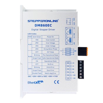 Y Series EtherCAT Digitale stappermotor driver 0-8,5A 20-80VAC/30-110VDC voor Nema 34 stappermotor