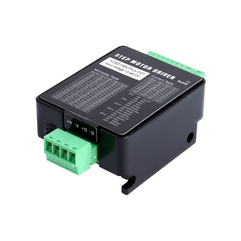 DC Pulse Stepper Motor Driver 0,4-3,0A 12-48VDC Alarmfunctie & I / O-regeling voor Nema 11, 14, 17, 23 Stepper Motor DC Pulse Stepper Motor Driver 0,4-3,0A 12-48VDC Alarmfunctie & I / O-regeling voor Nema 11, 14, 17, 23 Stepper Motor