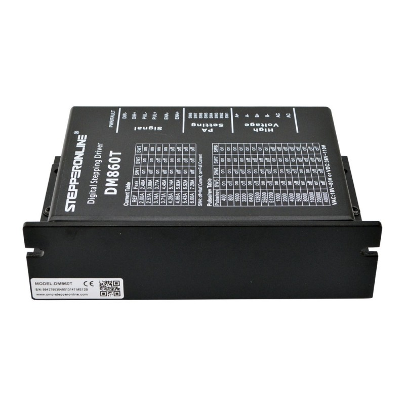 Digitale stappendriver 2,4-7,2A 18-80VAC of 24-110VDC voor Nema 34-motor - DM860T | StepperOnline