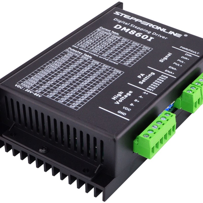 Digitale Stepper Driver 2.4-7.2A 20-80VDC voor Nema 34 Stepper Motor CNC Drive
