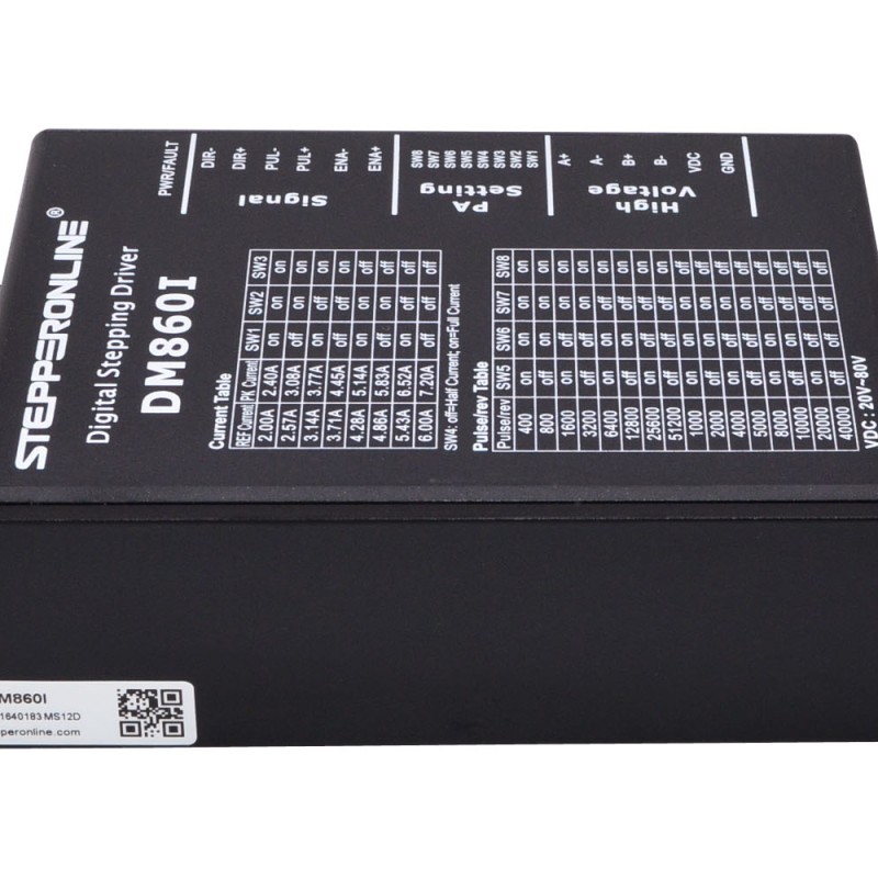 Digitale Stepper Driver 2.4-7.2A 20-80VDC voor Nema 34 Stepper Motor CNC Drive