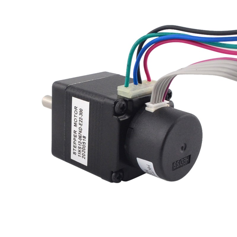 Nema 11 Gesloten Lus Stappenmotor 0.07Nm (9.91oz.in) Encoder 300PPR