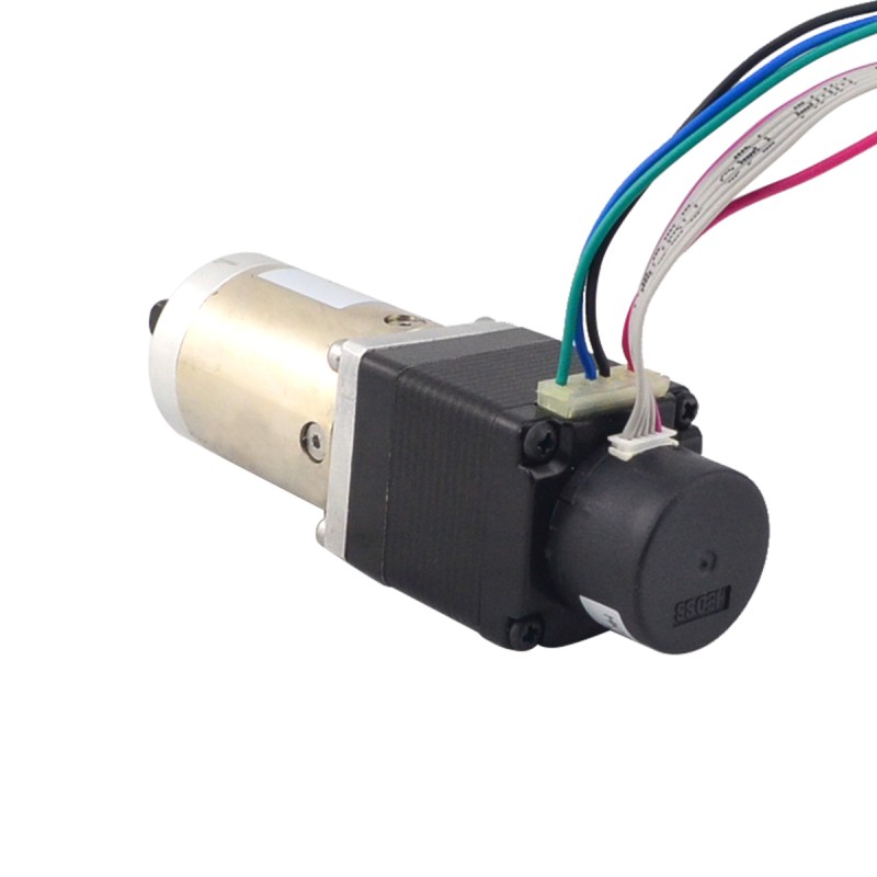 Nema 11 Gesloten-lus Geared Stepper L=31mm Gear Raio 100:1 Encoder 300PPR