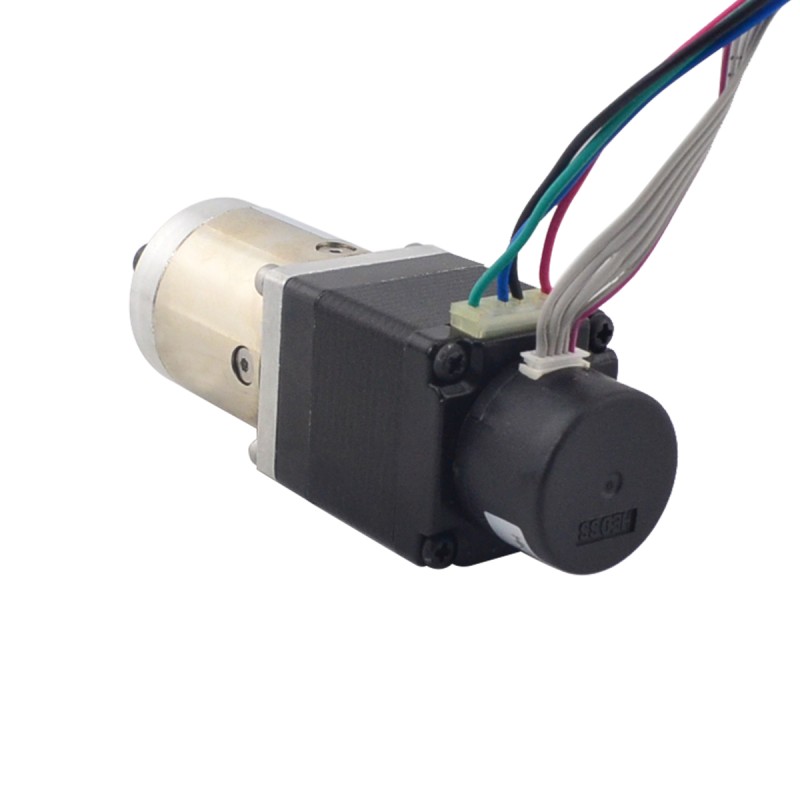 Nema 11 Gesloten-lus Geared Stepper L=31mm Overbrengingsverhouding 27:1 Encoder 300PPR