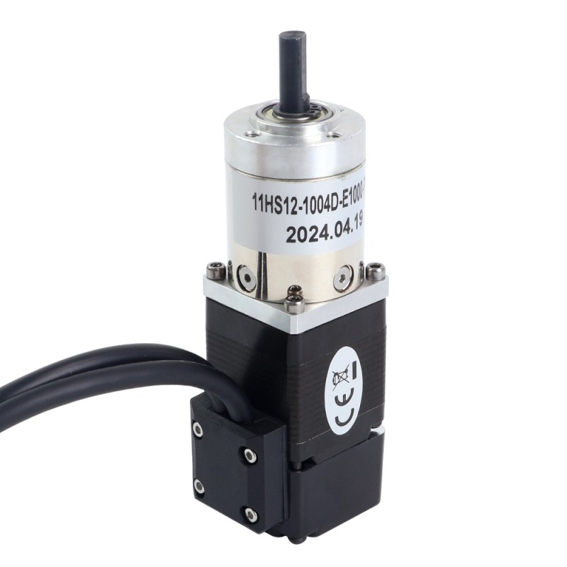 Nema 11 Stepper met gesloten lus, L=32mm Gear Raio 27:1 Encoder 1000PPR (4000CPR) - 11HS12-1004D-E1000-PG27 | StepperOnline