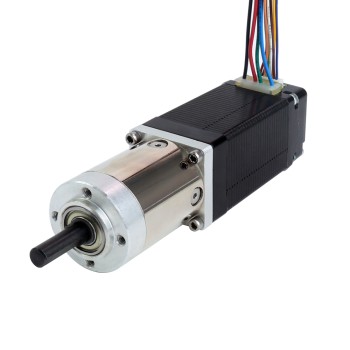 Nema 11 stappenmotor met versnellingsbak, overbrengingsverhouding 14:1 en magnetische encoder 1000PPR (4000CPR)