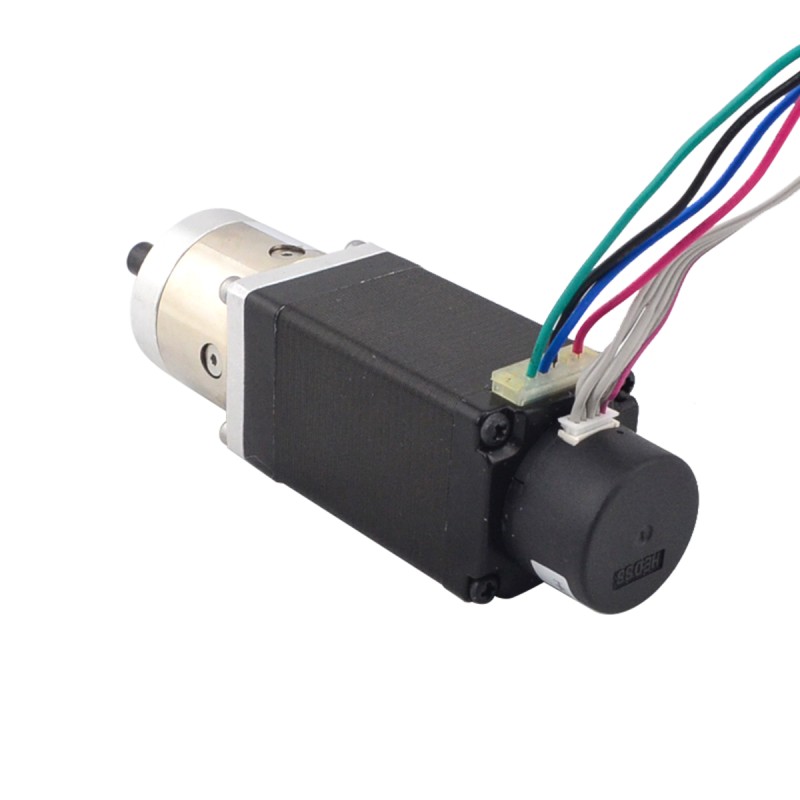Nema 11 Gesloten-lus Geared Stepper L=51mm Gear Raio 5:1 Encoder 300PPR